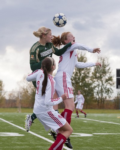 Chlo&eacute; Belhumeur-Limoges a marqu&eacute; un deuxi&egrave;me but en autant de rencontres dans une victoire de 3&nbsp;&agrave;&nbsp;0 face aux Citadins de l'UQAM.