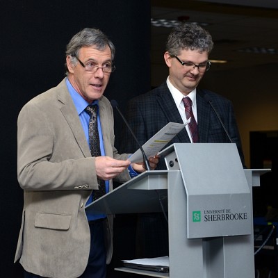 Richard Moisan et Simon Fortin