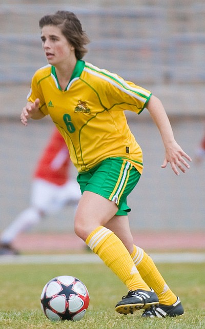 Camille Vandenberghe a été la principale artisane de la victoire historique de 3&nbsp;à&nbsp;2 du Vert&nbsp;&&nbsp;Or face aux Carabins de l'Université de Montréal, vendredi soir au Cepsum. 