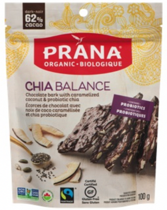 En bas &agrave; partir de la gauche, certification &laquo;V&eacute;rifi&eacute; sans OGM&raquo;, &laquo;Biologique Canada&raquo;, &laquo;Certifi&eacute; &eacute;quitable&raquo; et finalement, &laquo;Certifi&eacute; sans gluten&raquo;.