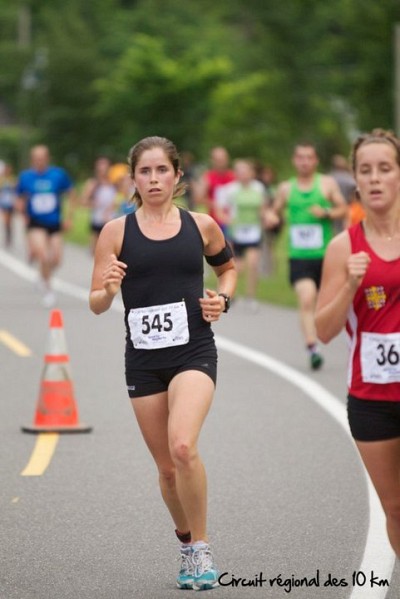 Marie-Soleil Samson a compl&eacute;t&eacute; le parcours de 21,1 km en un temps d'une heure, 24 minutes et 39 secondes.
