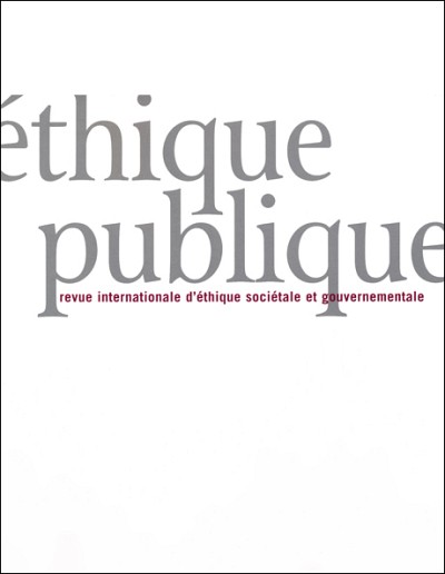 &laquo;&nbsp;Certification de l'&eacute;thique et enjeux &eacute;thiques de la certification&nbsp;&raquo;, sous la direction des professeures Allison Marchildon et Marie-Claude Desjardins, &Eacute;thique publique, vol. 21, n&deg; 1, 2019.