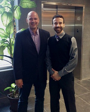 Le nouveau Dr.&nbsp;Jean-Philippe Babeu en compagnie du Pr. Fran&ccedil;ois Boudreau