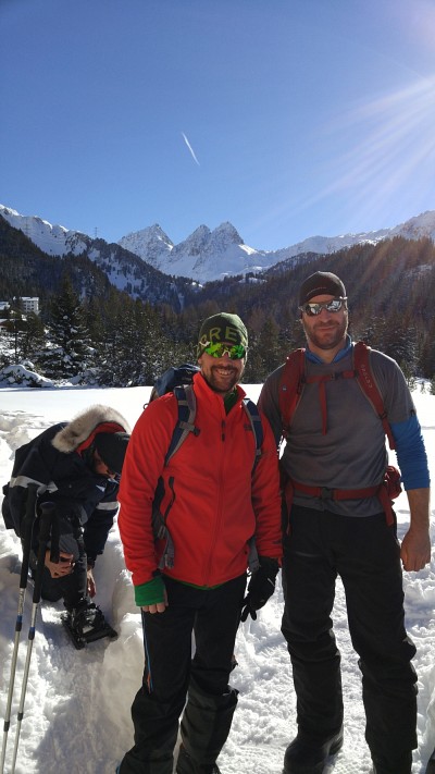 Jean-Beno&icirc;t Madore et le professeur Alexandre Langlois &eacute;taient en Suisse r&eacute;cemment dans le cadre de leurs recherches sur les avalanches.