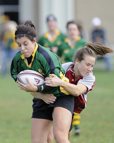 L'&eacute;quipe f&eacute;minine de rugby a trim&eacute; dur, mais elle n'a jamais r&eacute;ussi &agrave; s'imposer, dimanche apr&egrave;s-midi.