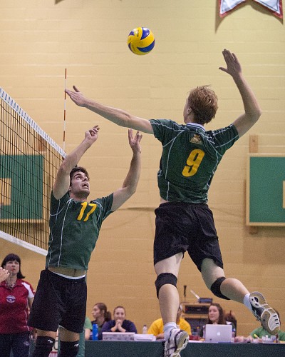 Le passeur Jo&euml;l Beauregard a &eacute;t&eacute; particuli&egrave;rement efficace tout au long du match.