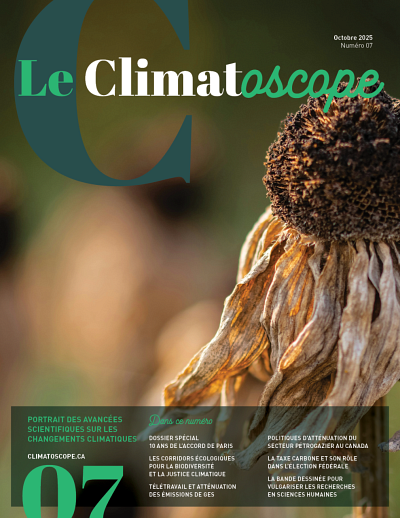 Le Climatoscope 07, sous la direction de Annie Chaloux, Qu&eacute;bec, 2025, 156 p.