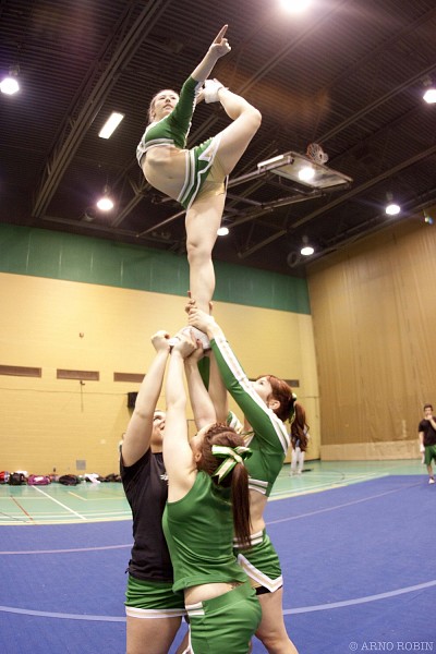 La d&eacute;l&eacute;gation sherbrookoise a bien fait au championnat canadien de cheerleading, qui avait lieu les 7&nbsp;et 8&nbsp;mai &agrave; Saint-Eustache.