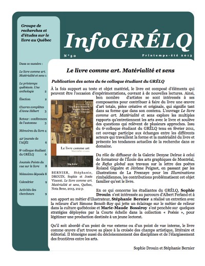 InfoGR&Eacute;LQ (couverture)