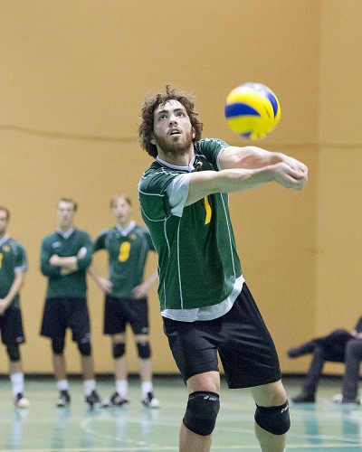 Pierre-Luc Lessard a connu un fort match avec 14&nbsp;attaques marquantes.