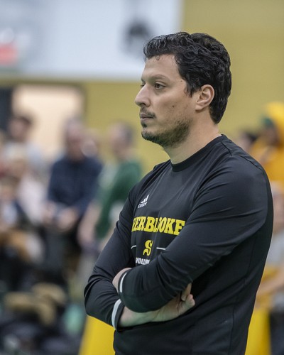 L'entra&icirc;neur du Vert & Or masculin, Mohamed El Fethi Abed.