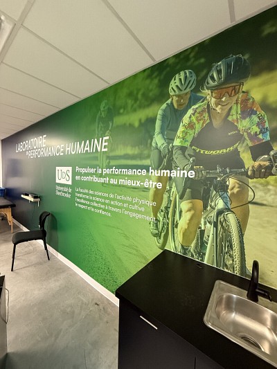 Le nouveau laboratoire en performance humaine au&nbsp;Centre National de Cyclisme de Bromont.