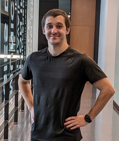 Marc-Andr&eacute; Mathieu, &eacute;tudiant en kin&eacute;siologie &agrave; la Facult&eacute; des sciences de l'activit&eacute; physique de l'Universit&eacute; de Sherbrooke