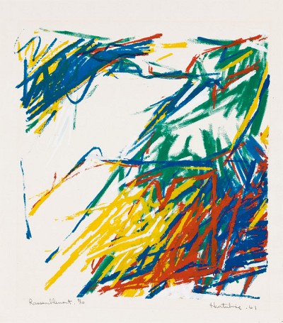 Jacques Hurtubise, Rassemblement, 1961, s&eacute;rigraphie, 63&nbsp;x&nbsp;51&nbsp;cm.