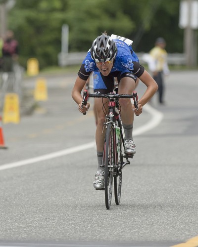 La cycliste sur route &Eacute;lisabeth Albert, &eacute;tudiante en m&eacute;decine &agrave; l'UdeS, prendra part aux prochains Jeux de la Francophonie &agrave; Nice.