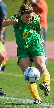 Marie-Émilie Perreault-Morier a ouvert la marque à la 38e minute de jeu en marquant sur un retour de lancer.