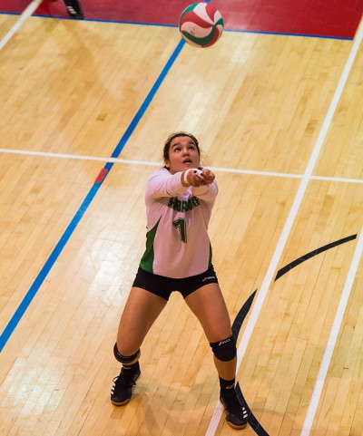 La lib&eacute;ro et capitaine des Volontaires, Dana&eacute; Vaillancourt.