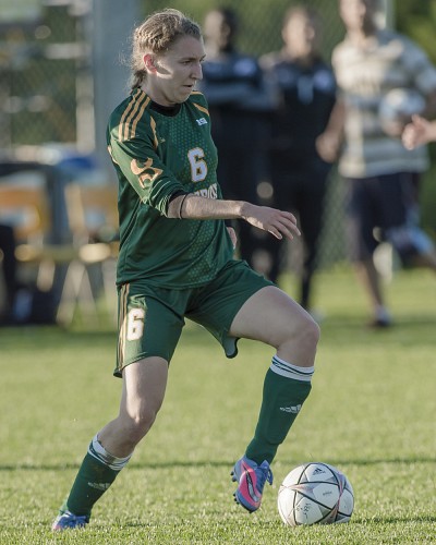 La joueuse de cinqui&egrave;me ann&eacute;e du Vert & Or, Marie-&Egrave;ve Jacques.