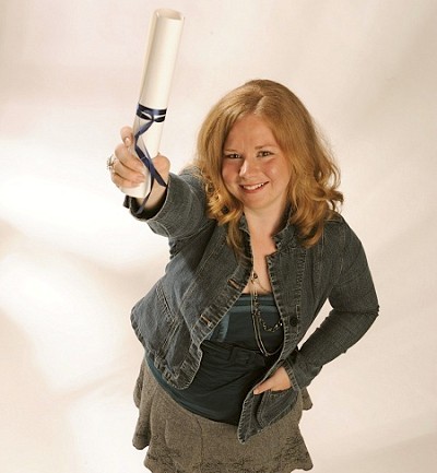 Sophie Beauregard, dipl&ocirc;m&eacute;e en administration