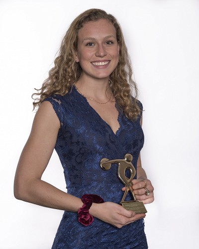 Ma&iuml;t&eacute; Bouchard, athl&egrave;te du Vert & Or et &eacute;tudiante en m&eacute;decine &agrave; l'UdeS.