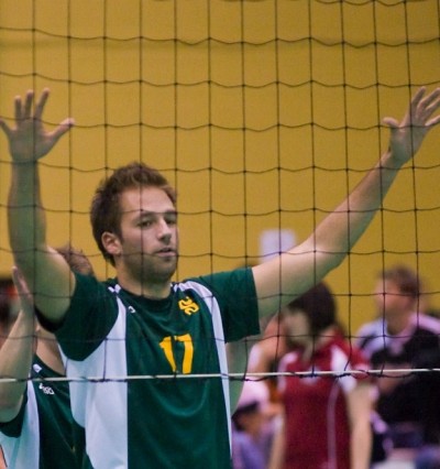 Le centre Pierre-Marc Lussier a &eacute;t&eacute; particuli&egrave;rement efficace face aux Carabins, vendredi soir.