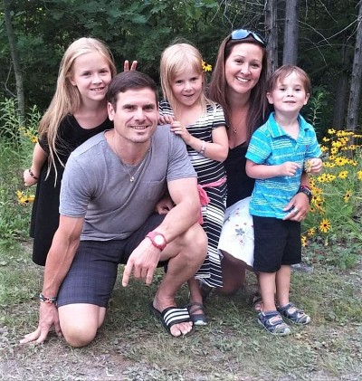 Genevi&egrave;ve Lacasse et sa famille.