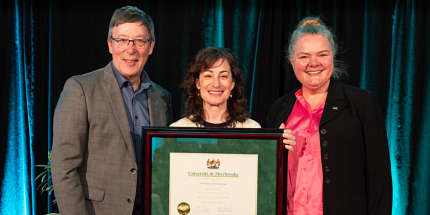 Louise Bienvenue récipiendaire du Prix de la recherche et de la création