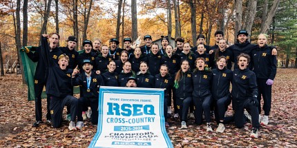 Le Vert & Or doublement médaillé au Championnat RSEQ de cross-country