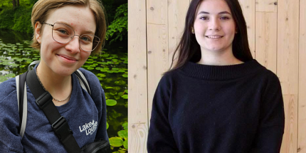 Deux étudiantes obtiennent une bourse de stage d’initiation à la recherche