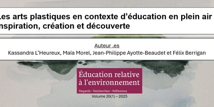 Sortir des murs pour créer : l’art au service de l'écocitoyenneté