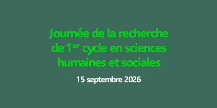 Marguerite Diotte et Lily-Maude Harvey lauréates du deuxième Prix de la meilleure affiche à la Journée de la recherche de 1<sup>er</sup> cycle en sciences humaines et sociales