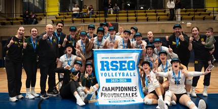 Une 10<sup>e</sup> bannière provinciale en volleyball féminin