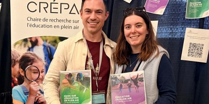 La CRÉPA au Colloque Apprendre à ciel ouvert