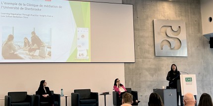 La Clinique de médiation de l'UdeS rayonne