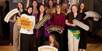 Le parcours de 11 femmes de la Faculté de génie célébré en grand