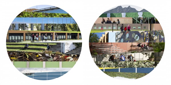 3&nbsp;350,1 km&nbsp;: la distance qui nous unit, une oeuvre de l'artiste Josianne Bolduc.