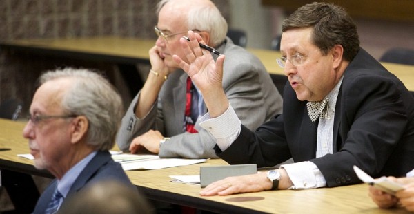 Les juges Jacques Dufresne, Allan R. Hilton et Yves-Marie Morissette.