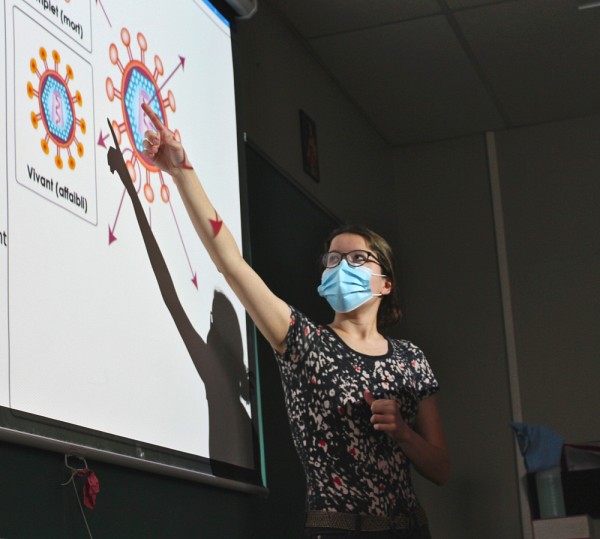 Andr&eacute;a Courcy,&nbsp;attach&eacute;e &agrave; la promotion de la science au RECSUS