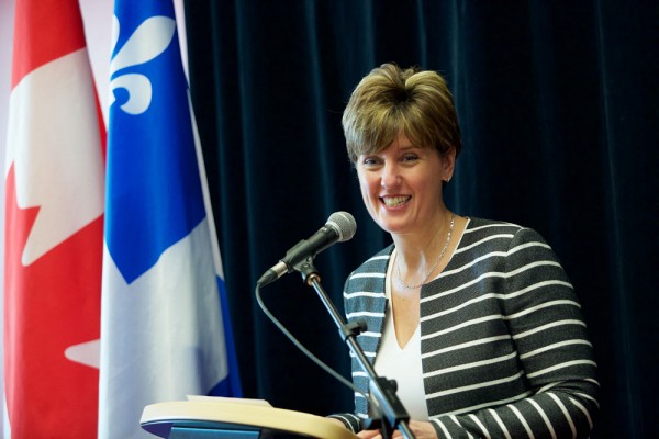 La ministre du D&eacute;veloppement international et de la Francophonie, l'honorable Marie-Claude Bibeau.&nbsp;