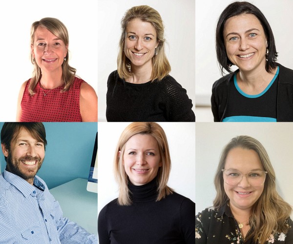 Pre&nbsp;Julie Lane, Pre&nbsp;Anne-Marie Tougas, Pre&nbsp;Patricia Dionne, Pr&nbsp;Jonathan Smith, Pre&nbsp;Isabelle Thibault et Pre&nbsp;Danyka Therriault