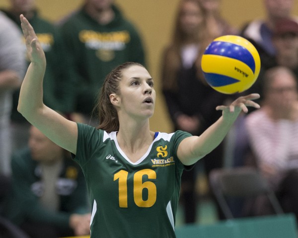 La finissante joueuse de centre V&eacute;ronique David.