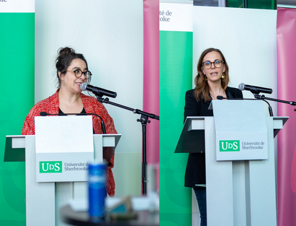 Mme Genevi&egrave;ve Gauthier, Directrice principale, programmation internationale Mission inclusion et Mme Sarah Stecko, Directrice des op&eacute;rations et des partenariats, CIDIS