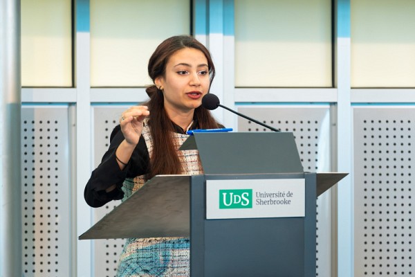 Nada Zoubdane (D&eacute;partement de pharmacologie et physiologie, Facult&eacute; de m&eacute;decine et des sciences de la sant&eacute;) r&eacute;alise sa recherche sous la supervision du professeur Abdelouahed Khalil.