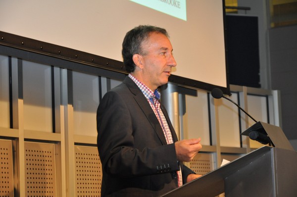 Monsieur Claude Gaulin, directeur g&eacute;n&eacute;ral du Service des ressources financi&egrave;res,&nbsp; agit &agrave; titre de pr&eacute;sident de la campagne Centraide 2018 &agrave; l&rsquo;UdeS.