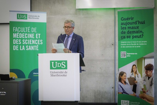 Pr Louis Valiquette, doyen de la FMSSPhoto : Mathieu Lanthier - UdeS