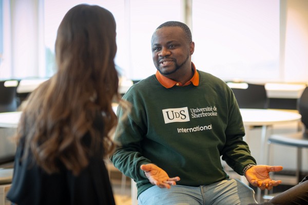 Doctorant en droit, Ansadou souligne la pr&eacute;sence d'une grande diversit&eacute; culturelle&nbsp;&agrave; l'UdeS.
