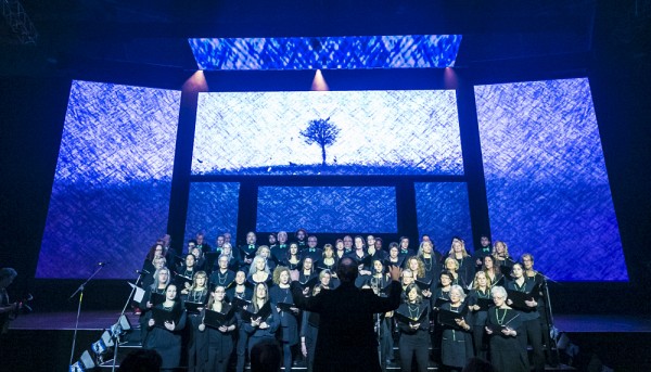 Le Choeur campus a livr&eacute; une performance &eacute;mouvante lors du Gala du rayonnement.