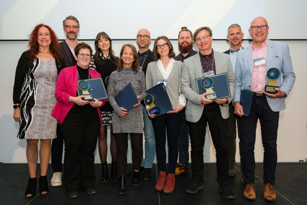 Les r&eacute;cipiendaires des prix Hublo.