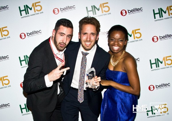 3e position pour l'UdeS &agrave; l'&eacute;preuve Marketing relationnel.Dans l'ordre habituel: Louis-Pierre Mercier, Charles Foley et Corinne Charles&nbsp;