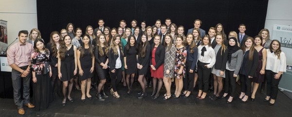 Les r&eacute;cipiendaires du palmar&egrave;s du doyen de 1re ann&eacute;e.